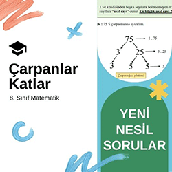 8. Sınıf Matematik Çarpanlar ve Katlar konu resmi