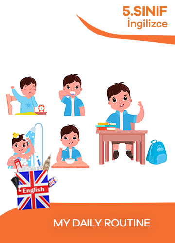 5. Sınıf İngilizce 4. Ünite My Daily Routine konu resmi