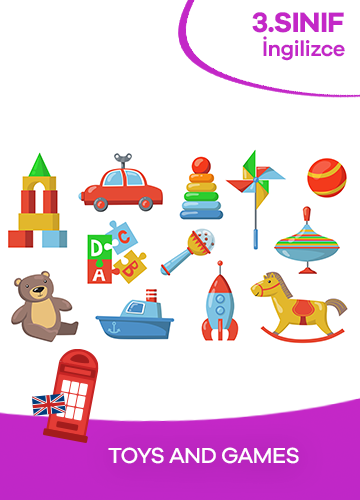 3. Sınıf İngilizce 5. Ünite Toys and Games konu resmi