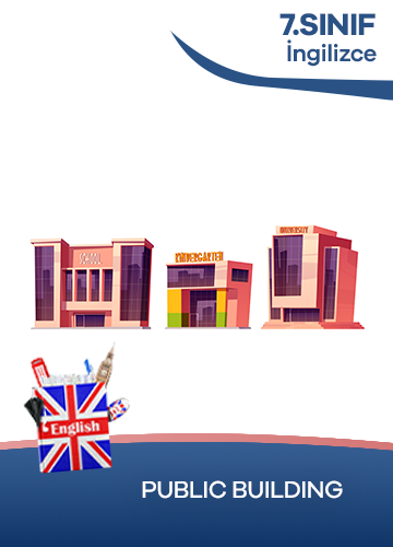 7. Sınıf İngilizce Public Buildings konu resmi