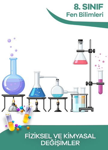 8. Sınıf Fen Bilimleri Fiziksel ve Kimyasal Değişimler konu resmi