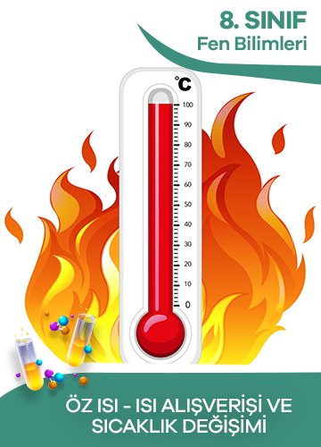 8. Sınıf Fen Bilimleri Öz ısı - Isı Alışverişi ve Sıcaklık Değişimi konu resmi