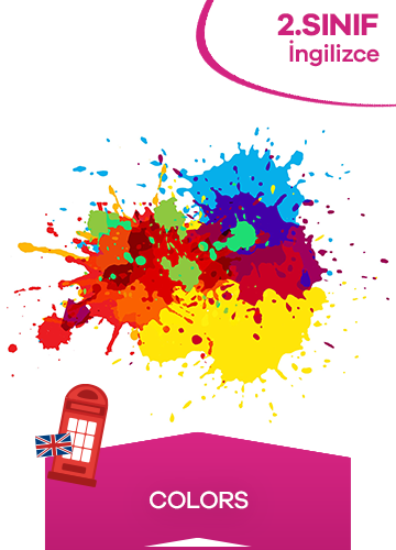 2. Sınıf İngilizce 5. Ünite Colors konu resmi