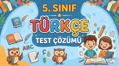 5. Sınıf Türkçe test çöz resmi